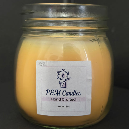 Sweet  Orange Jar Candle